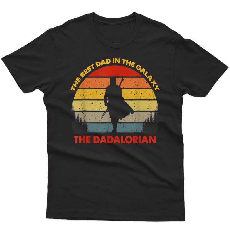 Retro The Dadalorian Graphic Father's Day Tees Vintage Best T-shirt