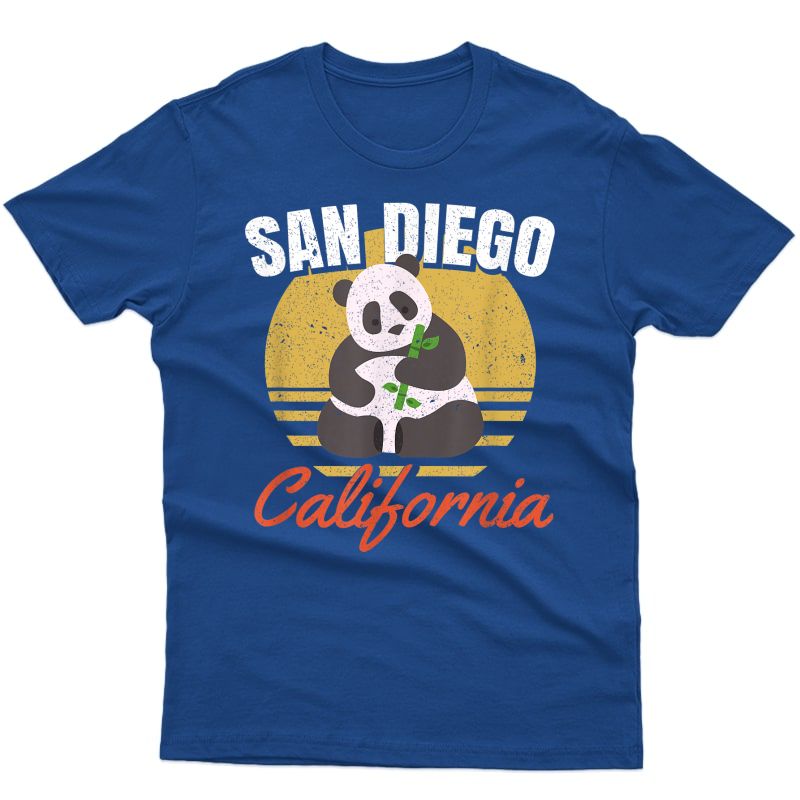 San Diego Shirt-retro Panda Zoo-california State T Shirt T-shirt