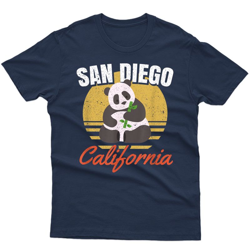 San Diego Shirt-retro Panda Zoo-california State T Shirt T-shirt