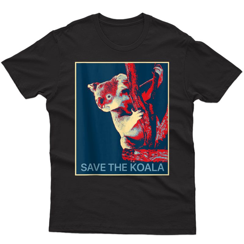 Save The Koalas Shirt Australia Koala Bear Animal Lovers Tank Top