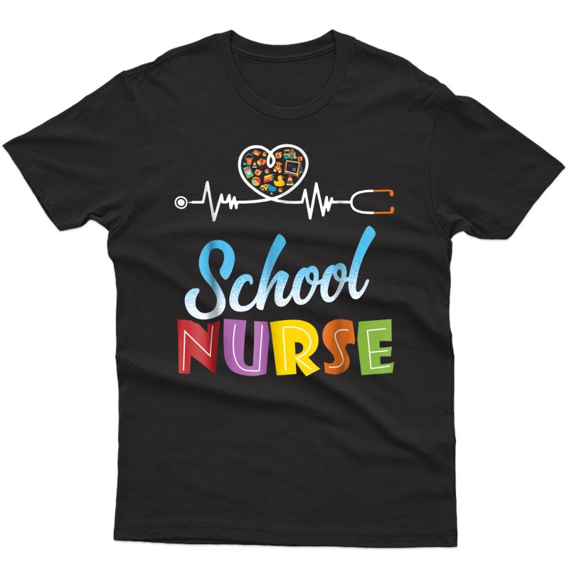 School Nurse Gift Nursing Love T-shirt