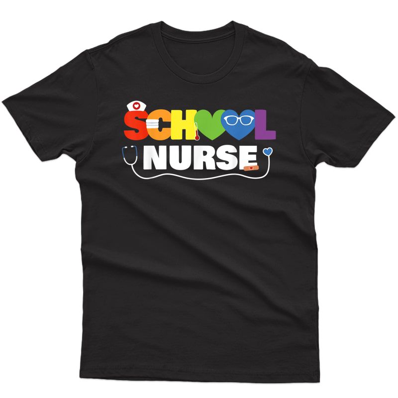 School Nurse Gift Registered Nurse Back To School Nursing T-shirt
