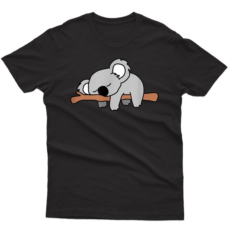 Sleepy Koala Bear Art Australia Wildfire T-shirt