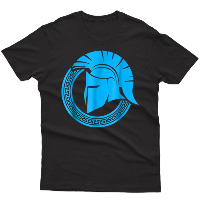 Spartan Warrior Helmet Ancient Greek Gym T-shirt