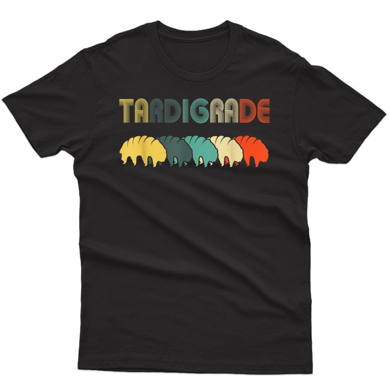 Tardigrade Vintage Retro Style T Shirts Water Bear Science G