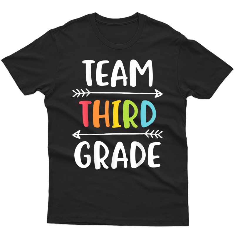 Team Third Grade Funny 3rd Back To School Tea Student T-shirt