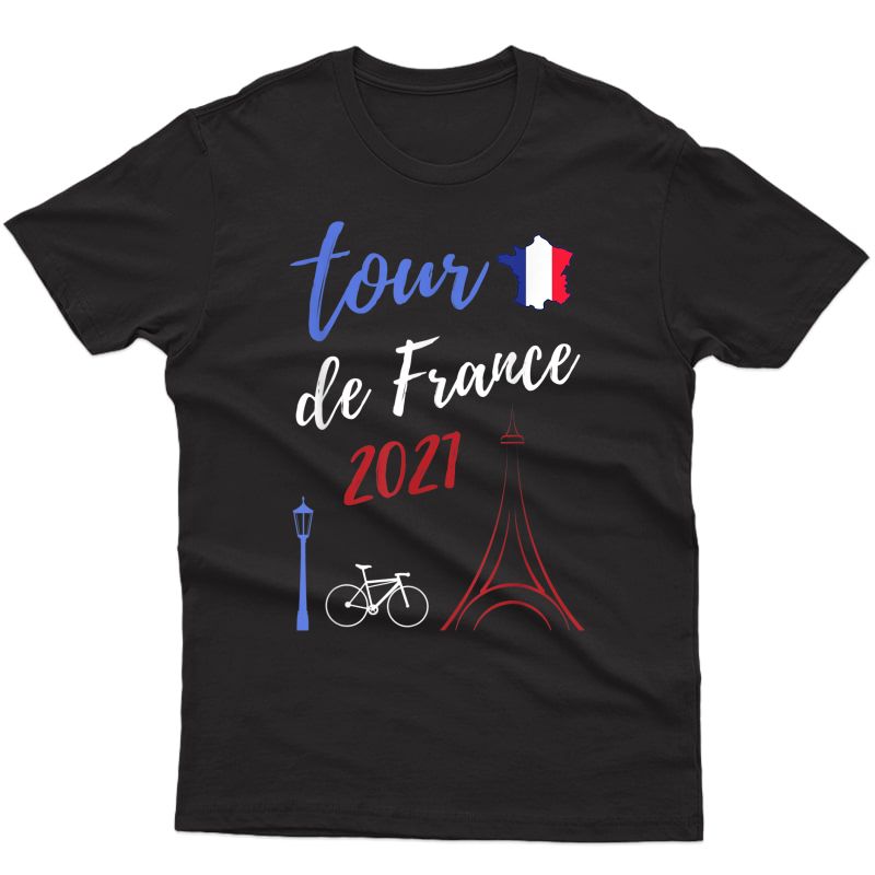 Tour France Cycling Bicycle French Souvenir Summer T-shirt
