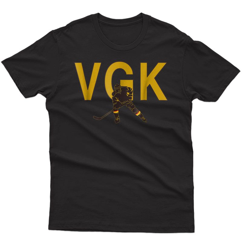 Vgk Ice Hockey Golden Player Fan T Shirt