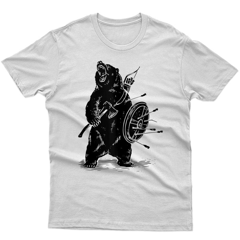 Viking Grizzly Bear Warrior Tank Top Shirts