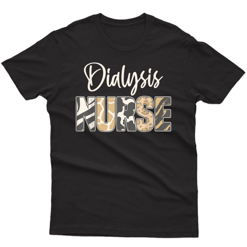 Vintage Dialysis Nurse Gifts For Heart Nephrology Nursing T-shirt