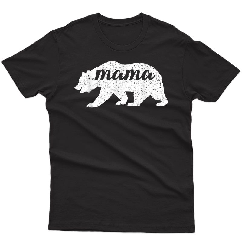 Vintage Mama Bear Shirt Cute Mothers Day Gift