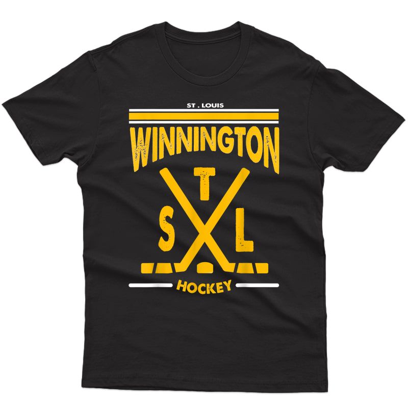 Vintage St. Louis Ice Hockey Winnington State Shirt