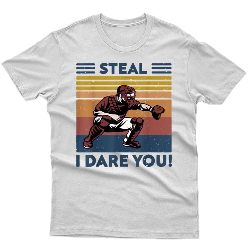 Vintage Steal I Dare You Baseball T-shirt