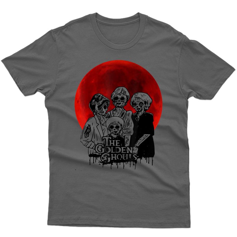 Vintage The-golden-ghouls-sunset Halloween Tee T-shirt