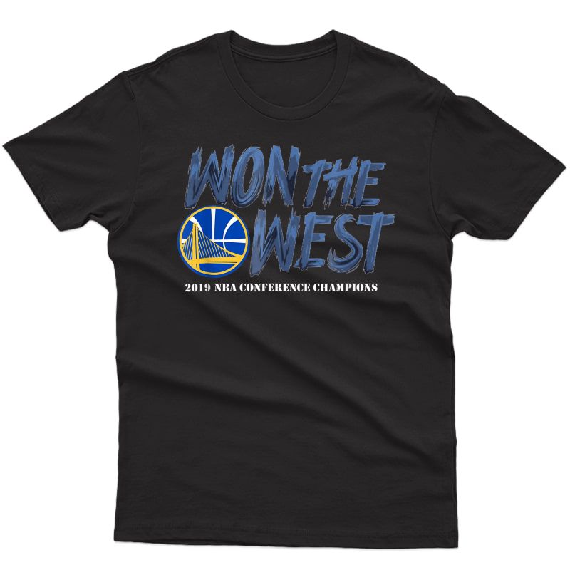 Warriors Won The West T-shirt Oakland Basketball Fans Shirt