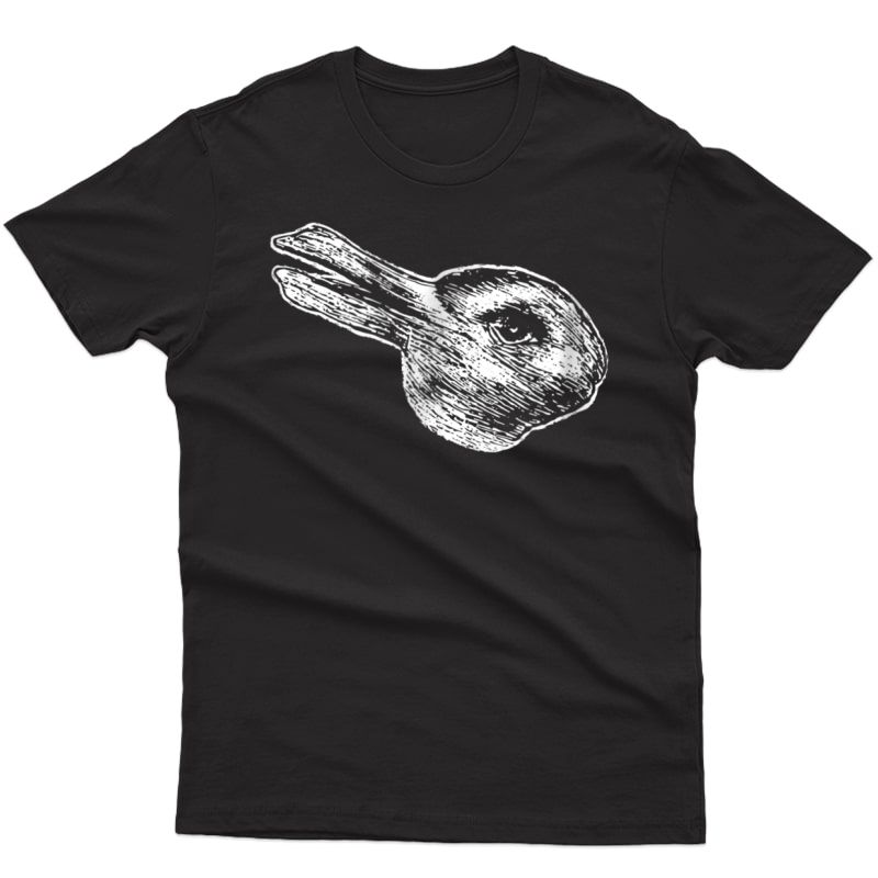 Wittgenstein Rabbit Duck Philosopher Optical Illusion Shirt