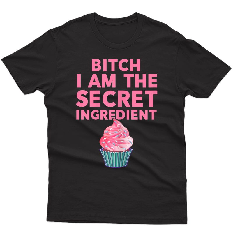  Funny Baking Cupcake T-shirt For 