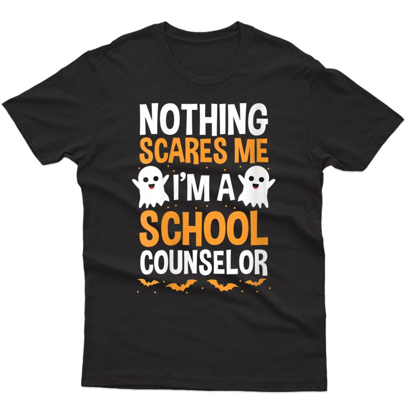  Funny School Counselor Halloween Costume Gift T-shirt
