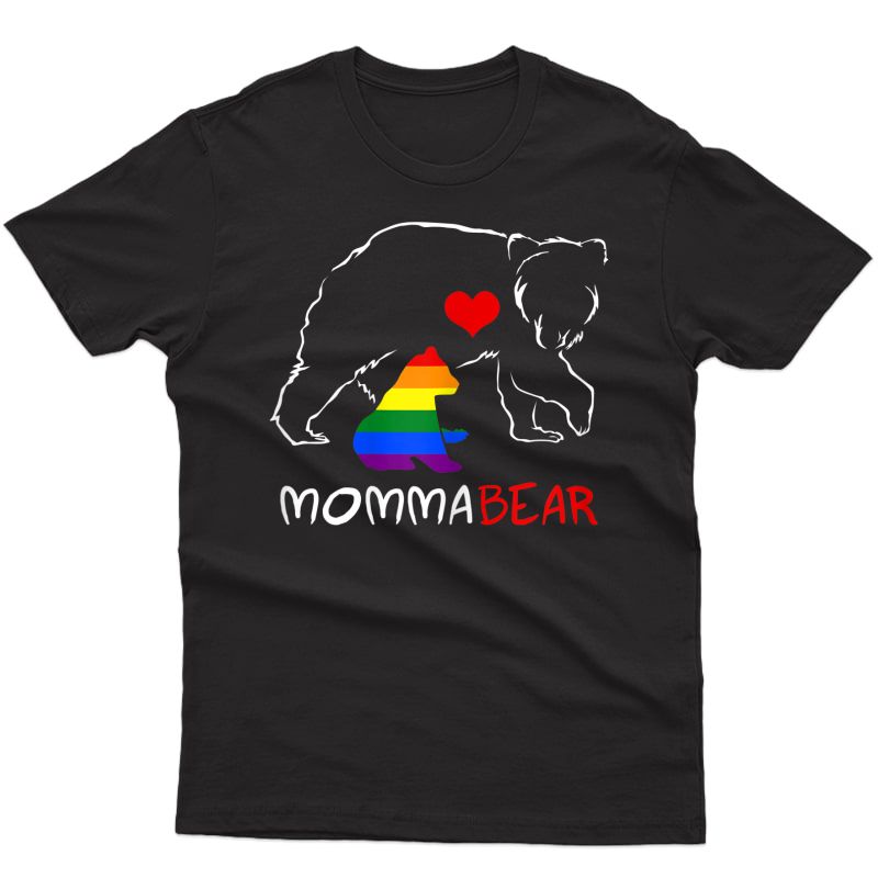  Lgbt Momma Bear Shirts Lgbt Mommabear Gift Rainbow Shirt