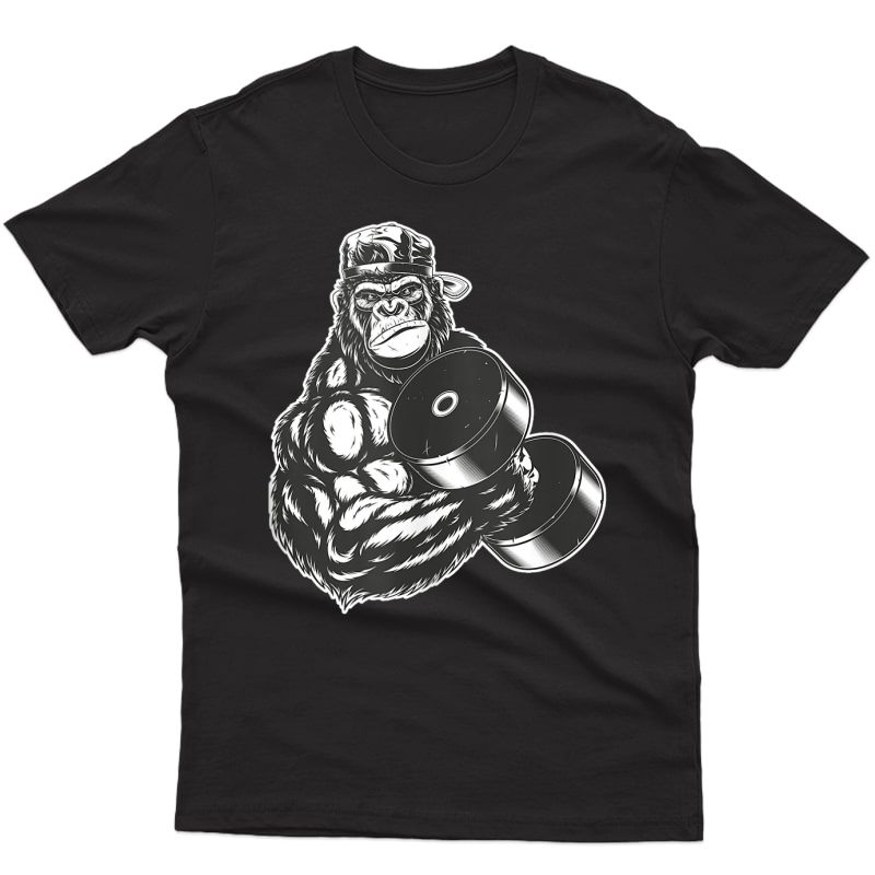 Workout Weightlifting Gorilla Gift Tank Top Shirts